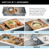 45” Workstation Undermount Single Bowl 16 Gauge Stainless Steel Kitchen Sink with 2-Tier WorkFlow™ Ledge and Accessories
